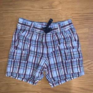 18-24M Plaid Cargo Shorts